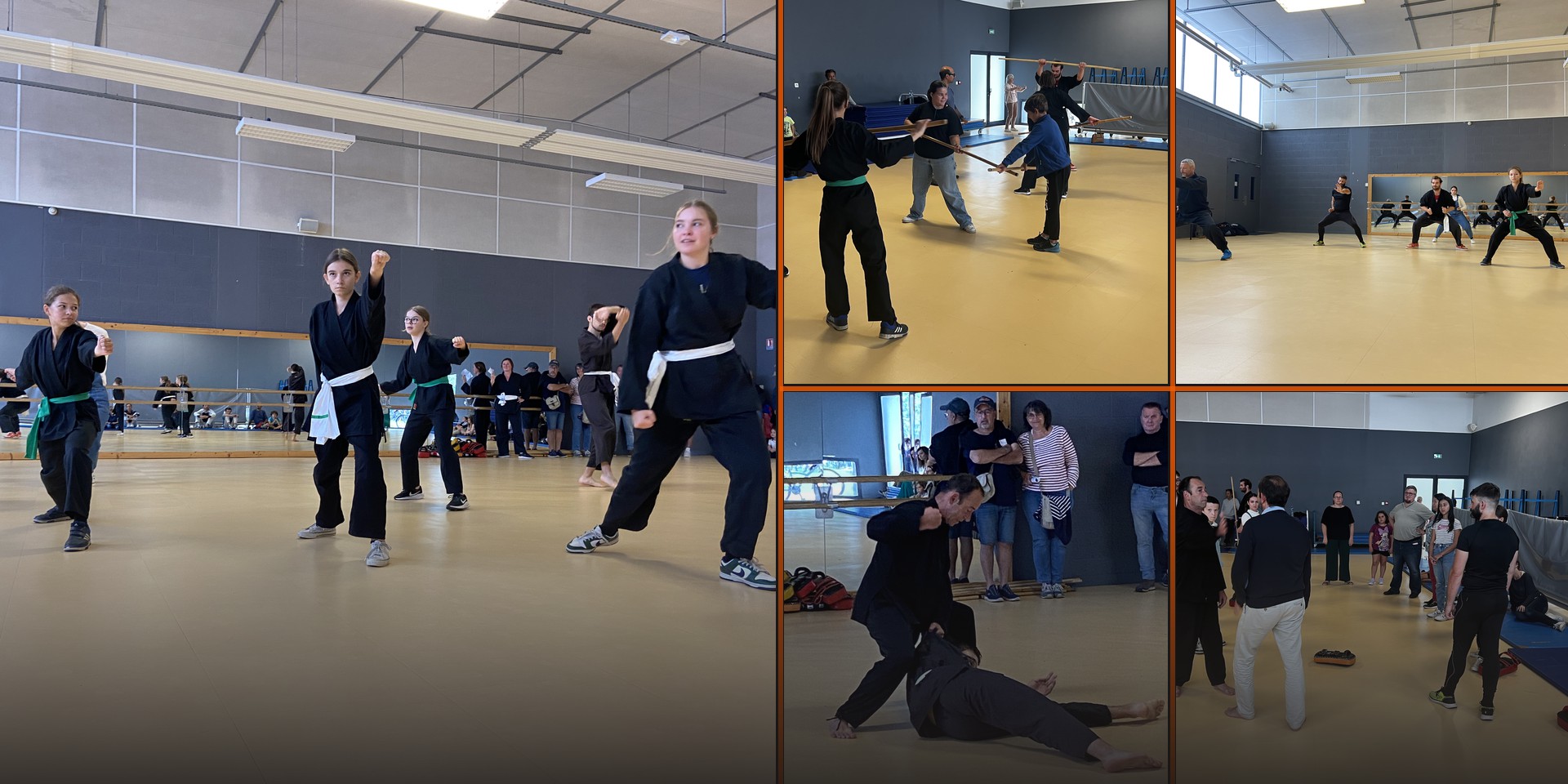 Montage Forum des Associations USJA Kung Fu Carquefou